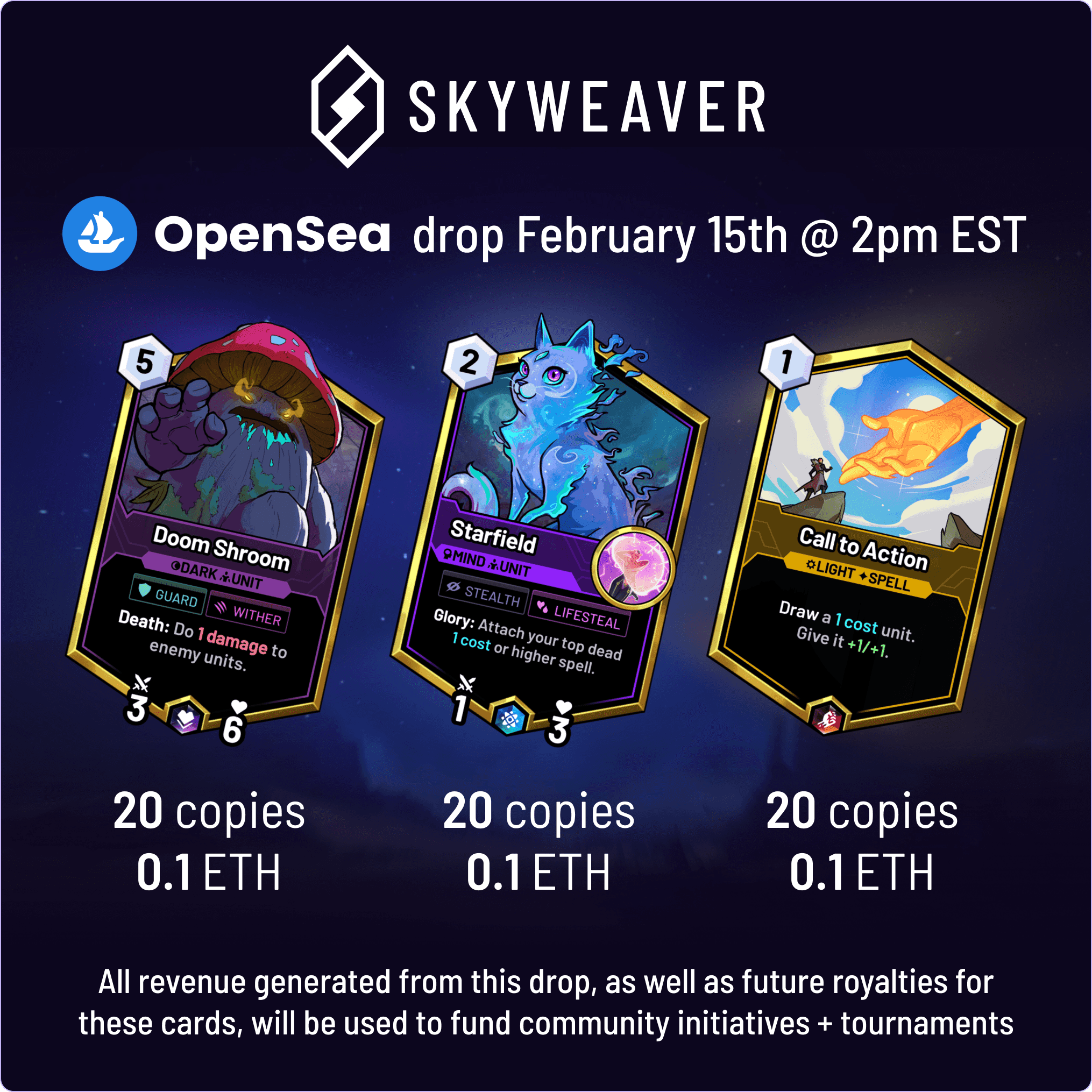 OpenSea Partnership - Skyweaver